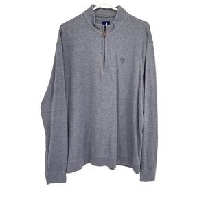Johnnie-O Men's Sully 1/4 Zip Pullover Sweatshirt Sweater Heather Gray Sz XL